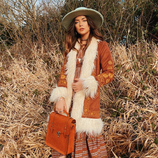 As Worn By You - The Breaking Hearts Brown Penny Lane Coat - The Hippie Shake