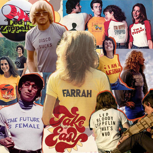Fashion Archives - The History Of The Slogan T- Shirt - The Hippie Shake