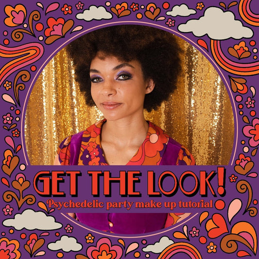 GET THE LOOK: Psychedelic Party Make Up Tutorial - The Hippie Shake