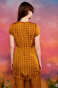 Heart of Gold Daisy Broderie Tunic