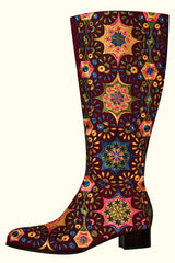 Love Is Love Kaleidoscope Embroidered Boot