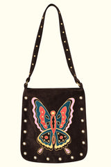 Sugar Mountain Velvet Butterfly Bag