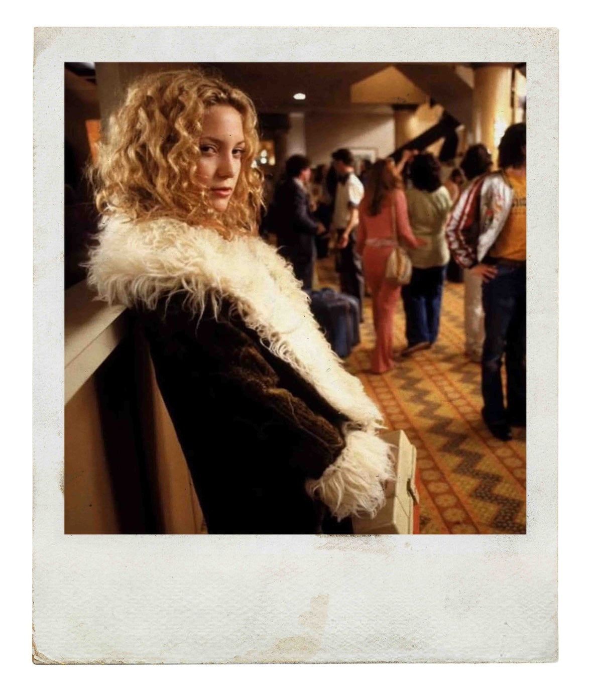 A polaroid photo of Kate Hudson playing the character Penny Lane