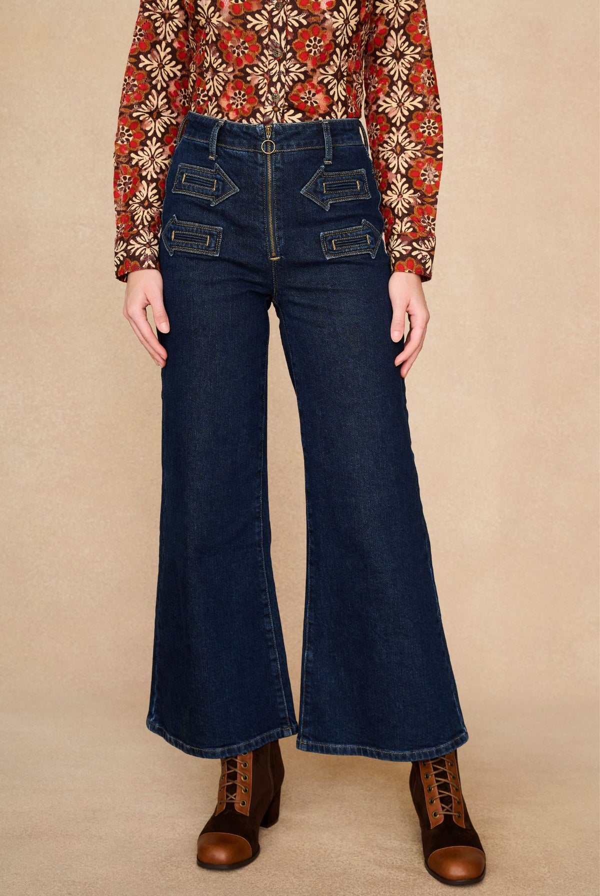 Underground Collection featuring 70s cropped flares by The Hippie Shake