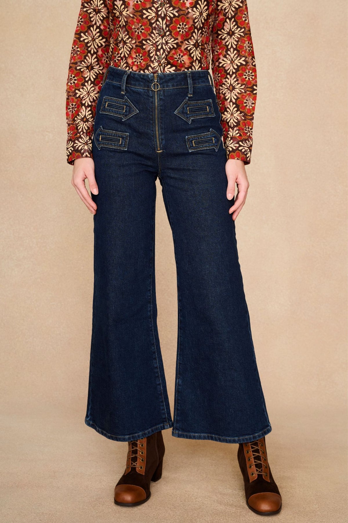 Underground Collection featuring 70s cropped flares by The Hippie Shake