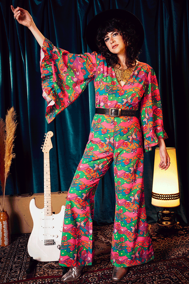 Butterfly jumpsuit hotsell