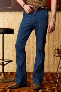 Jeepster Panelled Denim Flares