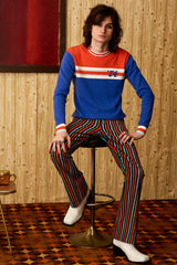 Satisfaction '74 Blue Stripe Jumper