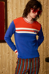 Satisfaction '74 Blue Stripe Jumper