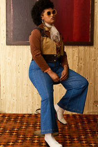 Golden Years Corduroy Patchwork Jacket