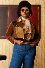 Golden Years Corduroy Patchwork Jacket