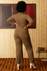 Rebel Rebel Brown Retro Flares