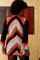 End of the Line Stripe Knit Mini Dress
