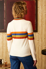 Janine Retro '74 Stripe Knit Sweater