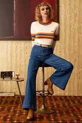 Janine Retro '74 Stripe Knit Sweater
