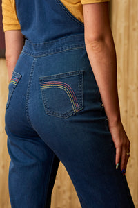 Find Yourself A Rainbow Denim Dungarees
