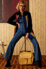 Find Yourself A Rainbow Denim Dungarees