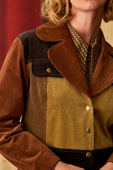 Golden Years Corduroy Patchwork Jacket
