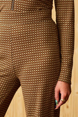 Rebel Rebel Brown Retro Flares