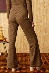 Rebel Rebel Brown Retro Flares