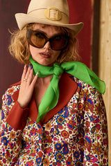 Sweet Lady Green Sheer Scarf