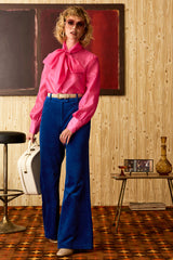 Fame Pink Pussybow Shirt