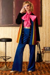 Fame Pink Pussybow Shirt