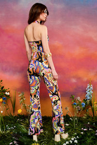 Another Melody Butterfly Halterneck Jumpsuit
