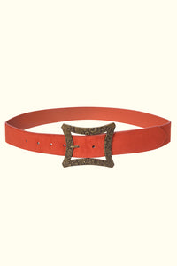 Fascination Floral Frame Orange Belt