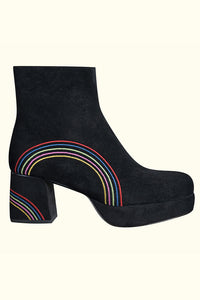 I Took A Trip Rainbow Platform Boot