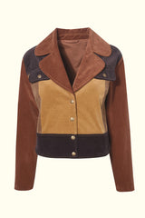 Golden Years Corduroy Patchwork Jacket