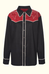 Lone Star Black Contrast Western Shirt