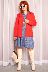 Vintage 1970s Red Blazer