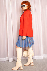 Vintage 1970s Red Blazer