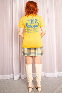 Vintage 1970s Yellow Band T-Shirt