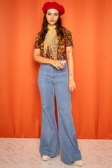 Vintage 1970s Denim Flared Jeans
