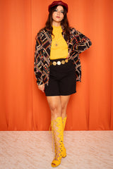 Vintage 1970s Patterned Shirt