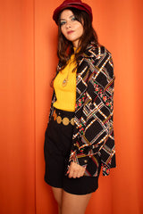 Vintage 1970s Patterned Shirt