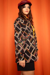 Vintage 1970s Patterned Shirt