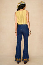 Denim Collection featuring 70s denim flares by The Hippie Shake - back view