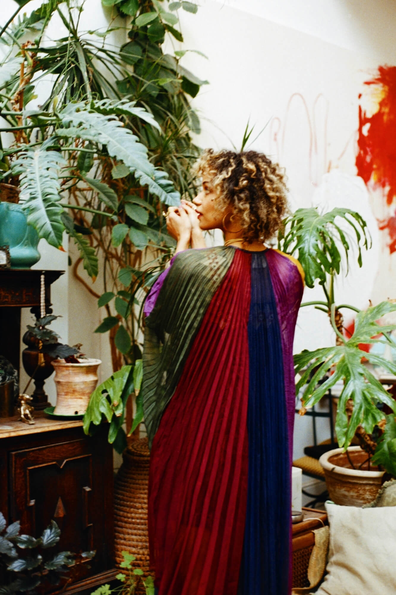 Magic Carpet Ride collection featuring 70s rainbow cape by The Hippie Shake