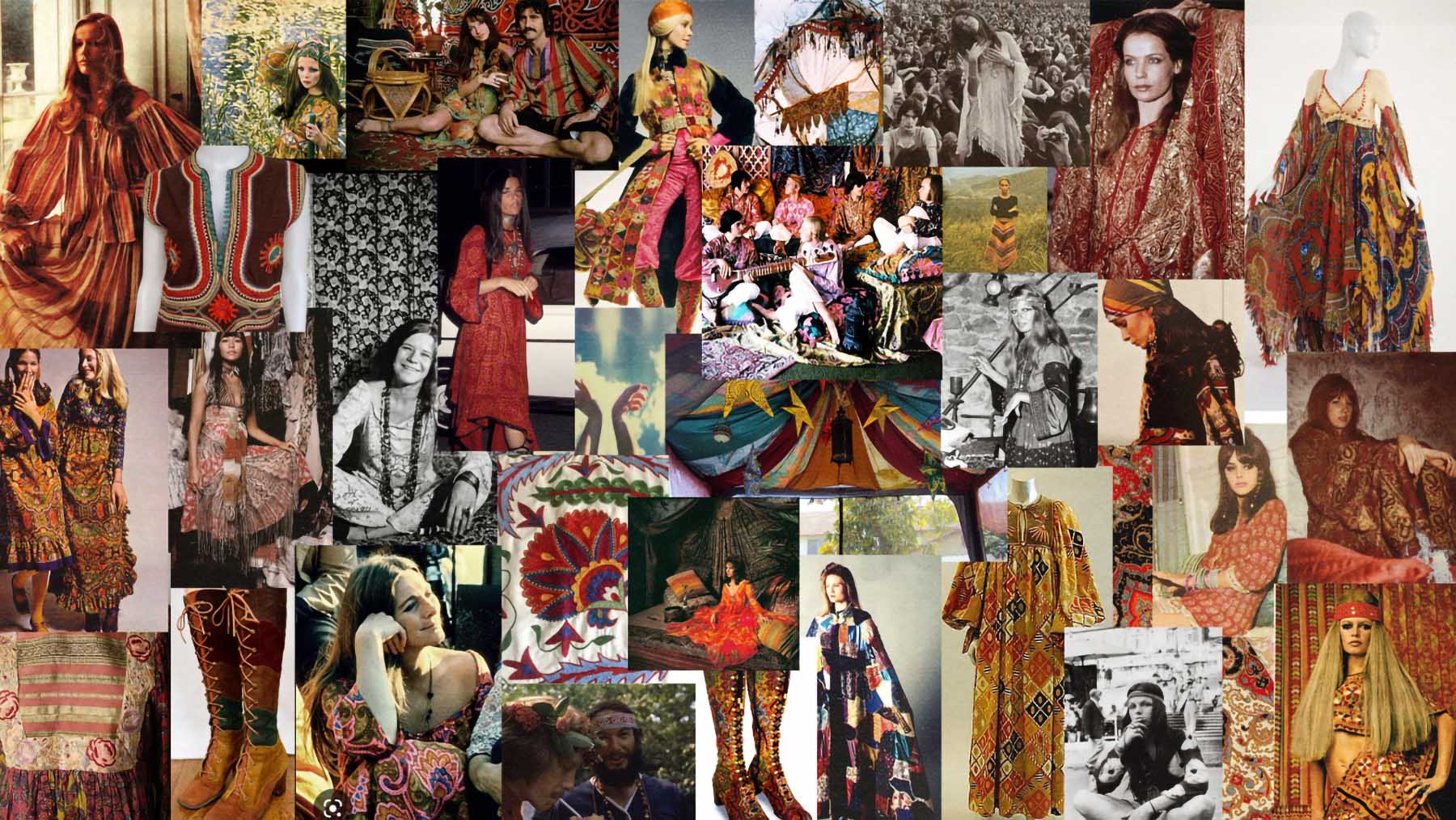 70s vintage style moodboard by The Hippie Shake