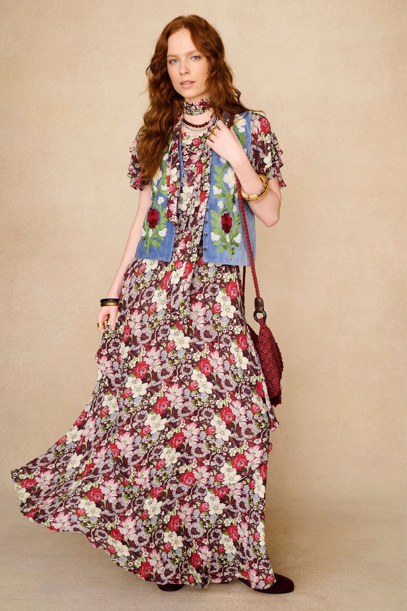 Forget Me Not Floral Maxi Dress - The Hippie Shake Forget Me Not Floral Maxi Dress - The Hippie Shake