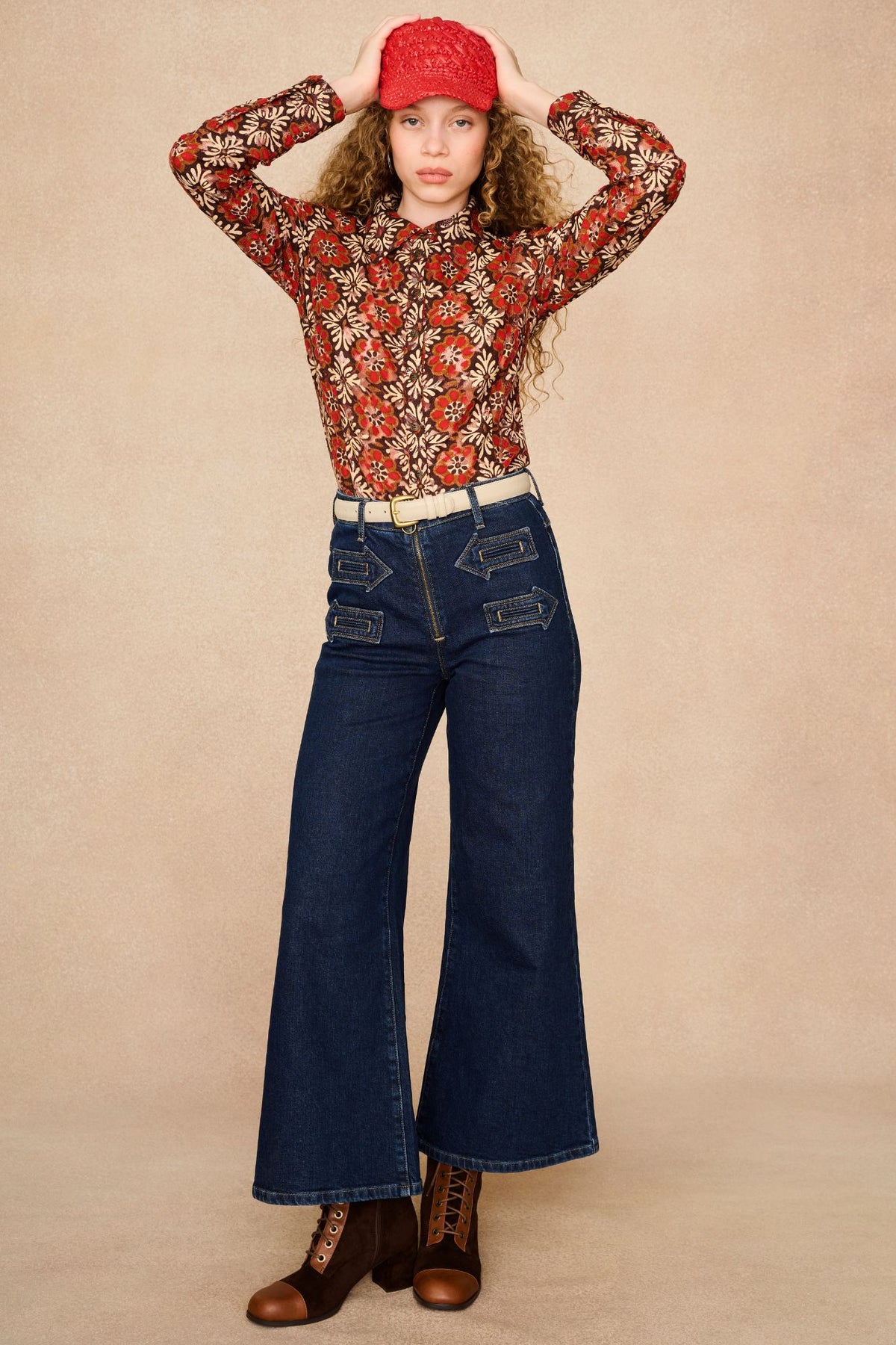 Underground Collection featuring 70s cropped flares by The Hippie Shake