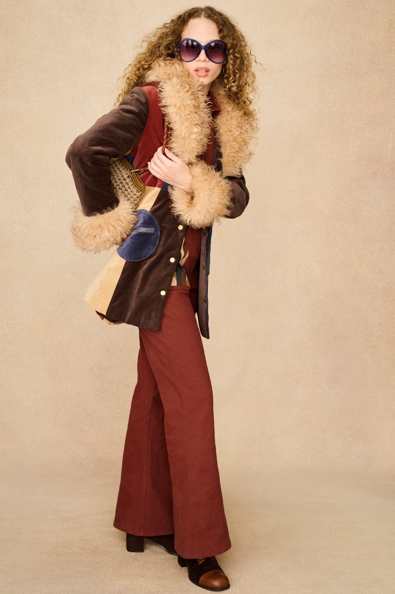 Underground Collection featuring 70s collared jumpsuit by The Hippie Shake