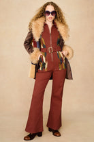 Underground Collection featuring 70s collared jumpsuit by The Hippie Shake