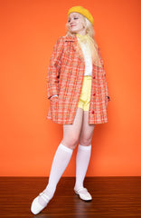 Vintage 70s Plaid Coat