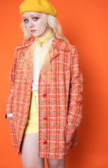 Vintage 70s Plaid Coat