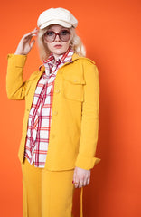 Vintage 70s Mustard Wool Suit