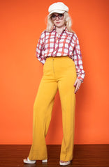 Vintage 70s Mustard Wool Suit